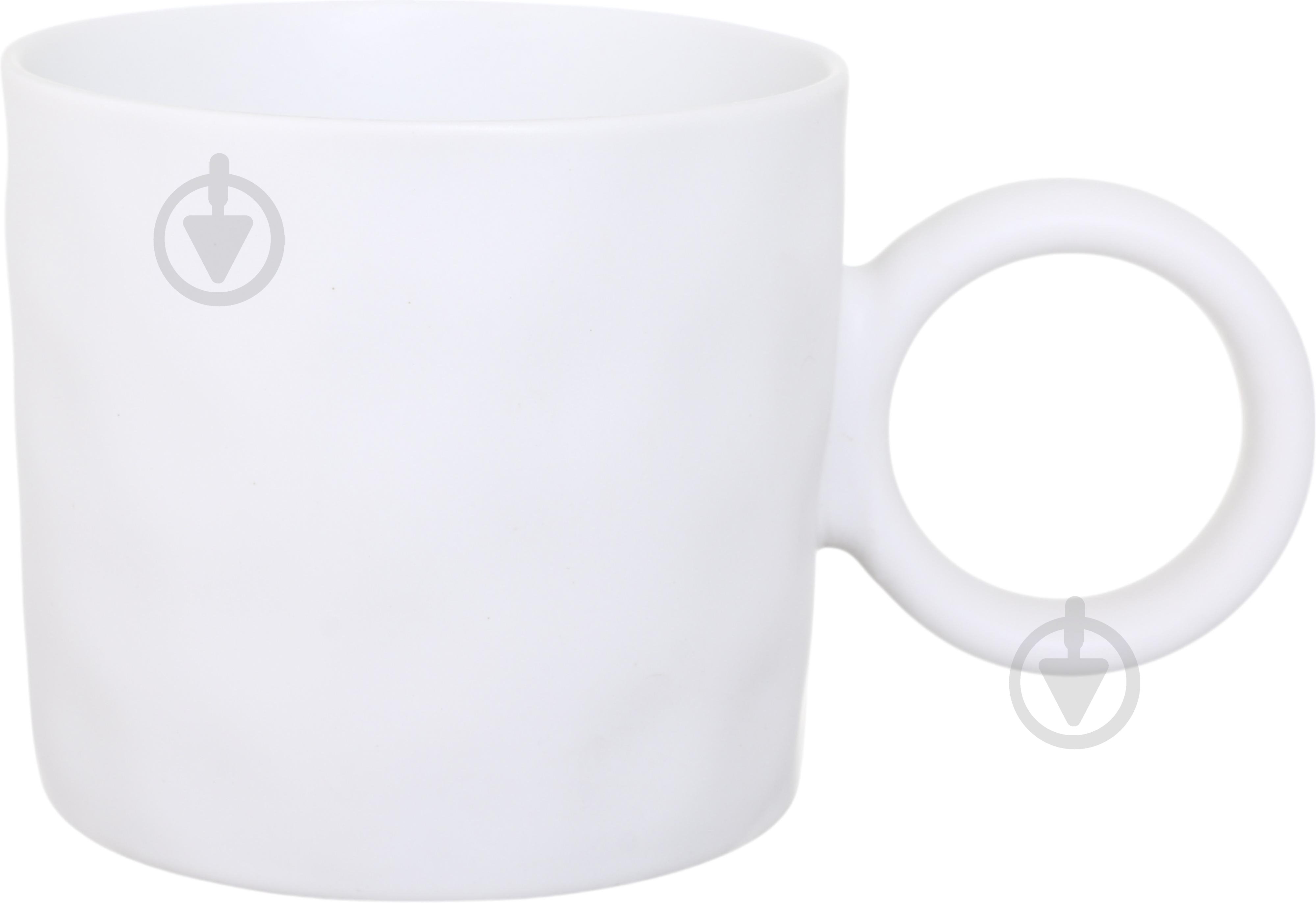 Чашка Fiora Hoop 400 мл White 93D-040-M - фото 1