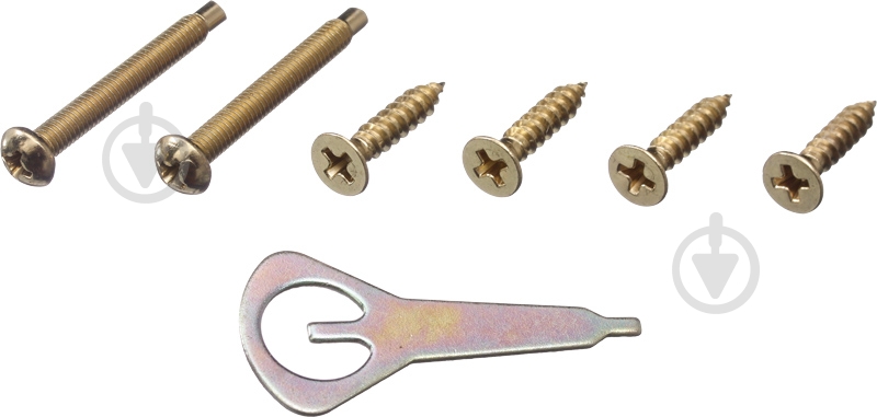 Кнобсет (ручка-защелка) Apecs 6072-03g WC золотой - фото 4