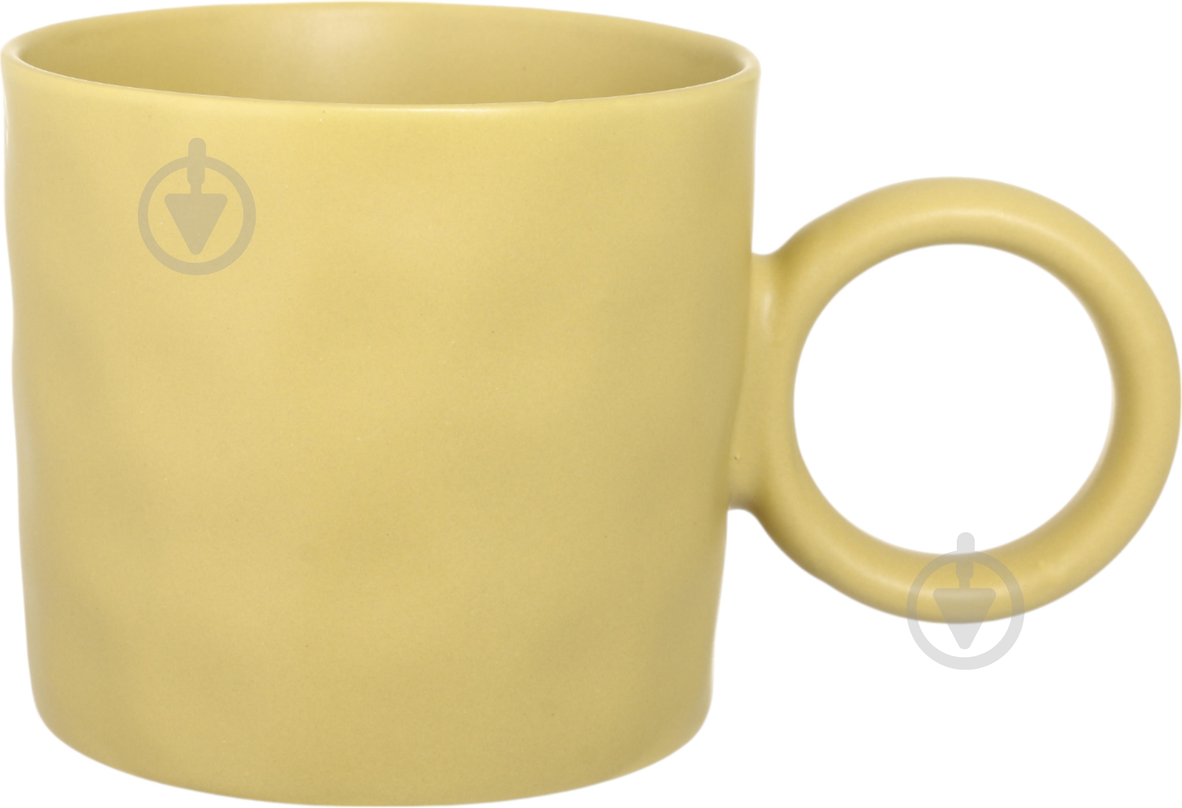 Чашка Fiora Hoop 400 мл Yellow93D-040-M - фото 1