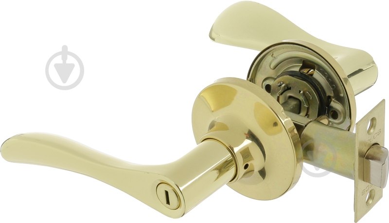 Кнобсет (ручка-защелка) Apecs 891-03-g WC золотой - фото 2