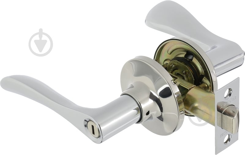 Кнобсет (ручка-защелка) Apecs 891-03-cr WC хром - фото 2 Кнобсет (ручка-защелка) Apecs 891-03-cr WC хром - фото 2