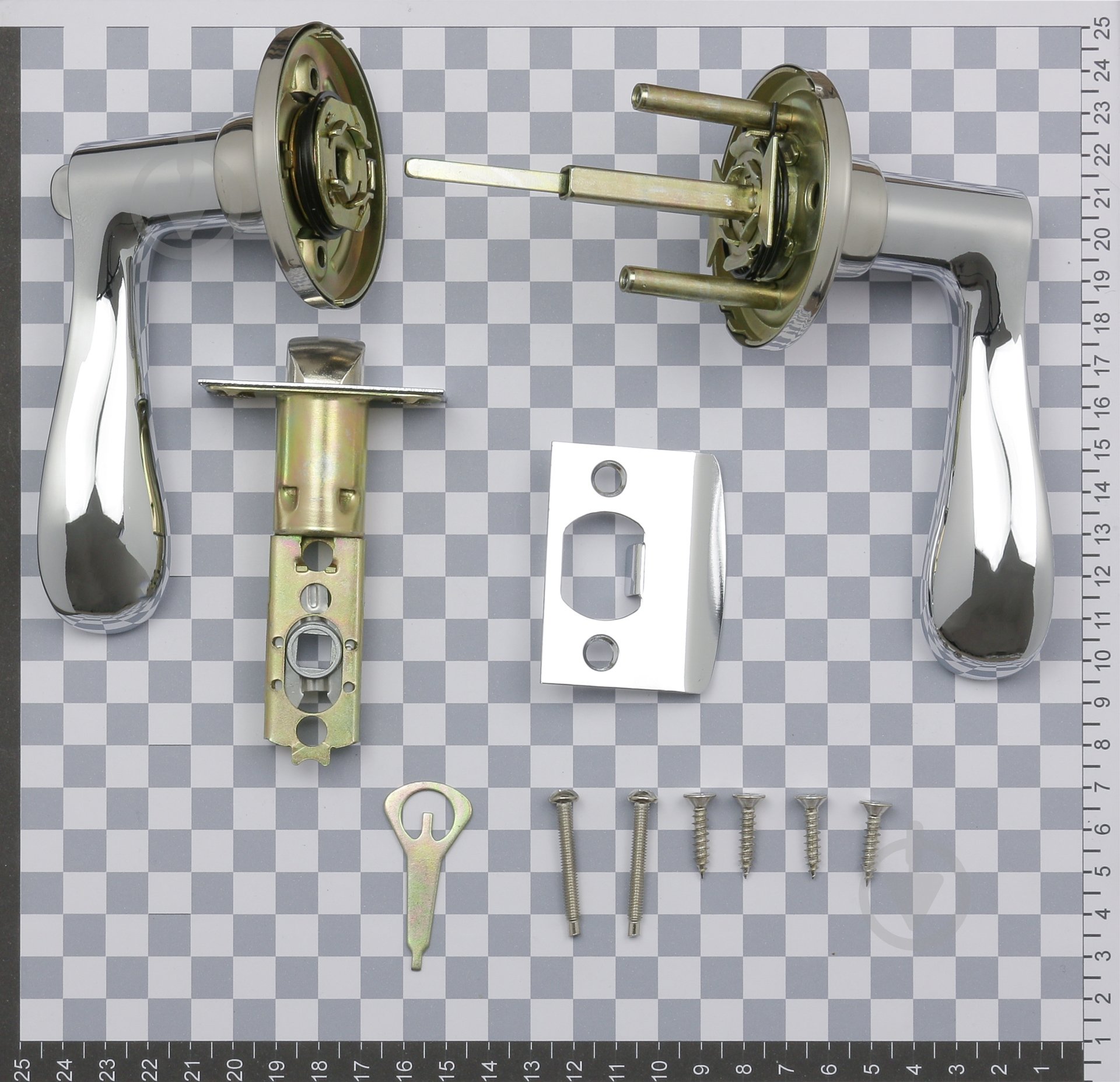 Кнобсет (ручка-защелка) Apecs 891-03-cr WC хром - фото 4 Кнобсет (ручка-защелка) Apecs 891-03-cr WC хром - фото 4