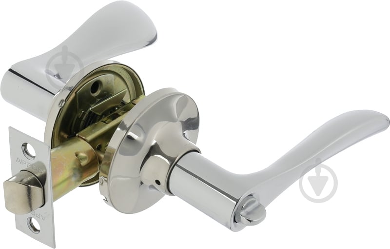 Кнобсет (ручка-защелка) Apecs 891-03-cr WC хром - фото 1 Кнобсет (ручка-защелка) Apecs 891-03-cr WC хром - фото 1