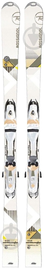 Лижі гірські з кріпленнями Rossignol Unique 8 W 163 см сірий із зеленим RAEIC02/RCEB050 - фото 2