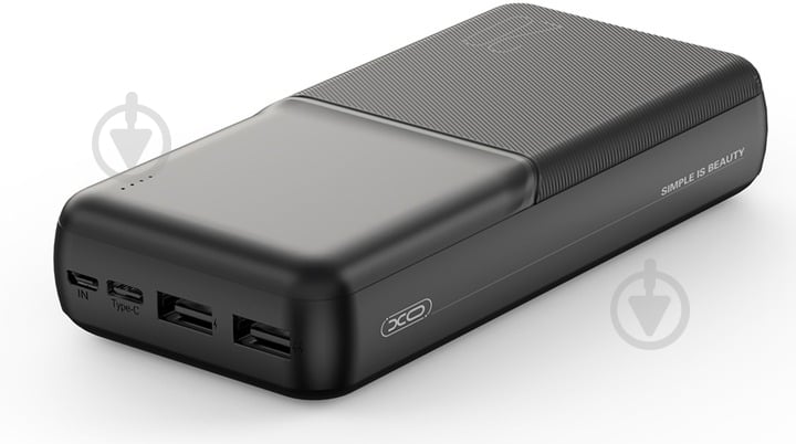 Повербанк Xo РR 252 20000 mAh black (PR252.black) - фото 3