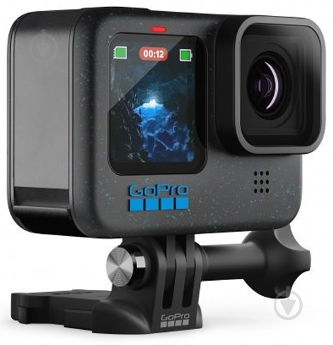 Відеокамера GoPro HERO12 Black & Enduro & Head Strap & Handler Floating black (CHDRB-121-RW) - фото 16