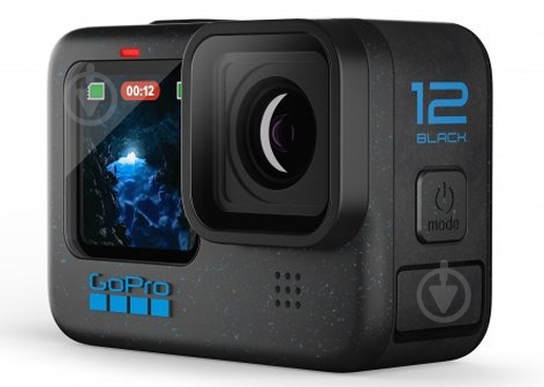 Відеокамера GoPro HERO12 Black & Enduro & Head Strap & Handler Floating black (CHDRB-121-RW) - фото 7
