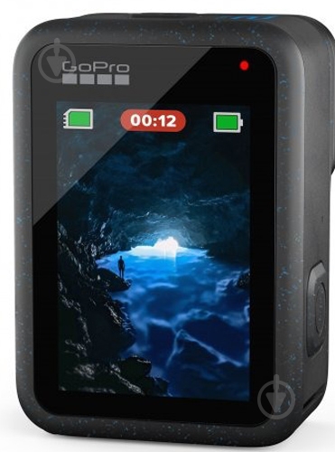 Відеокамера GoPro HERO12 Black & Enduro & Head Strap & Handler Floating black (CHDRB-121-RW) - фото 11