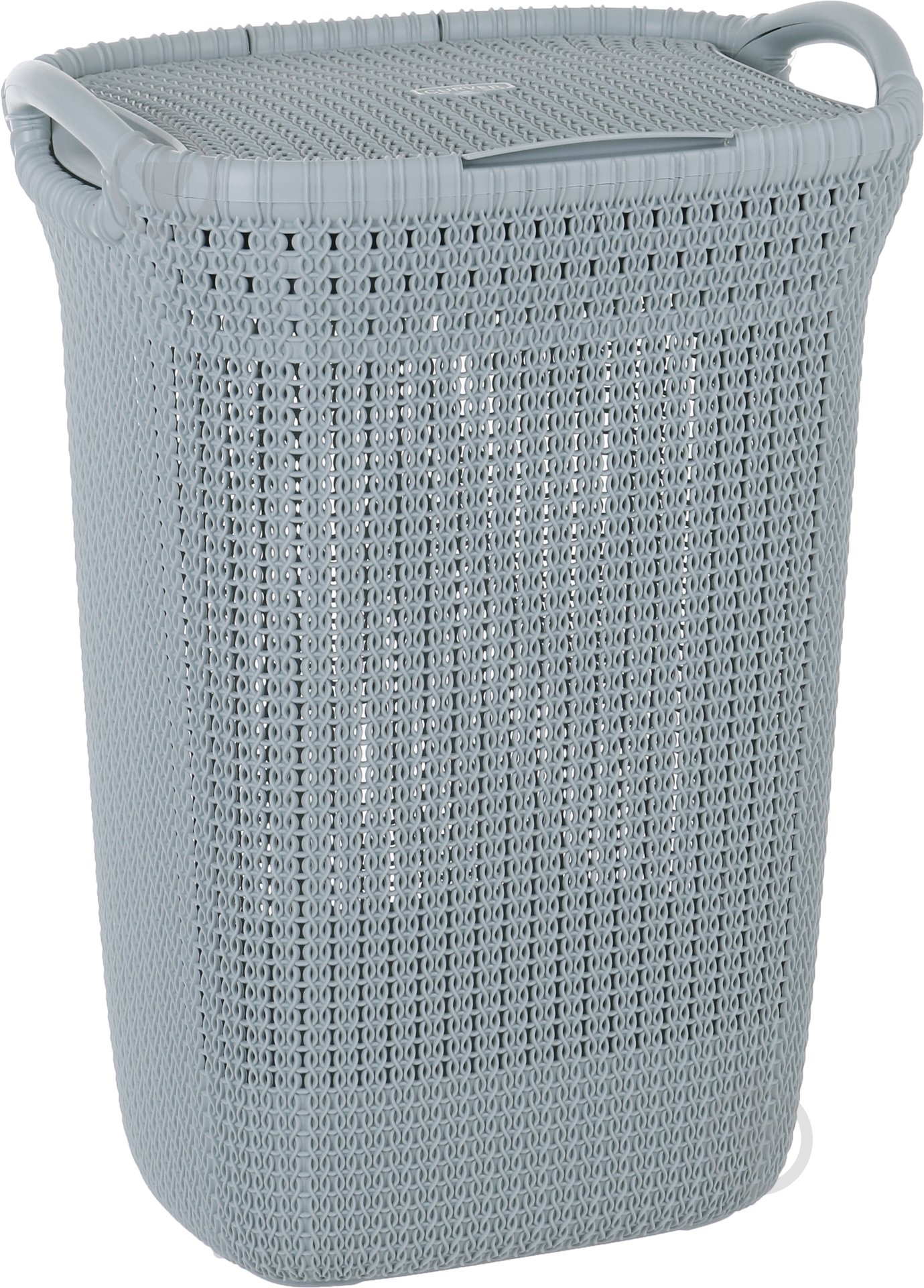 Кошик для білизни Curver Knit 228411 57 л сіро-блакитний - фото 1
