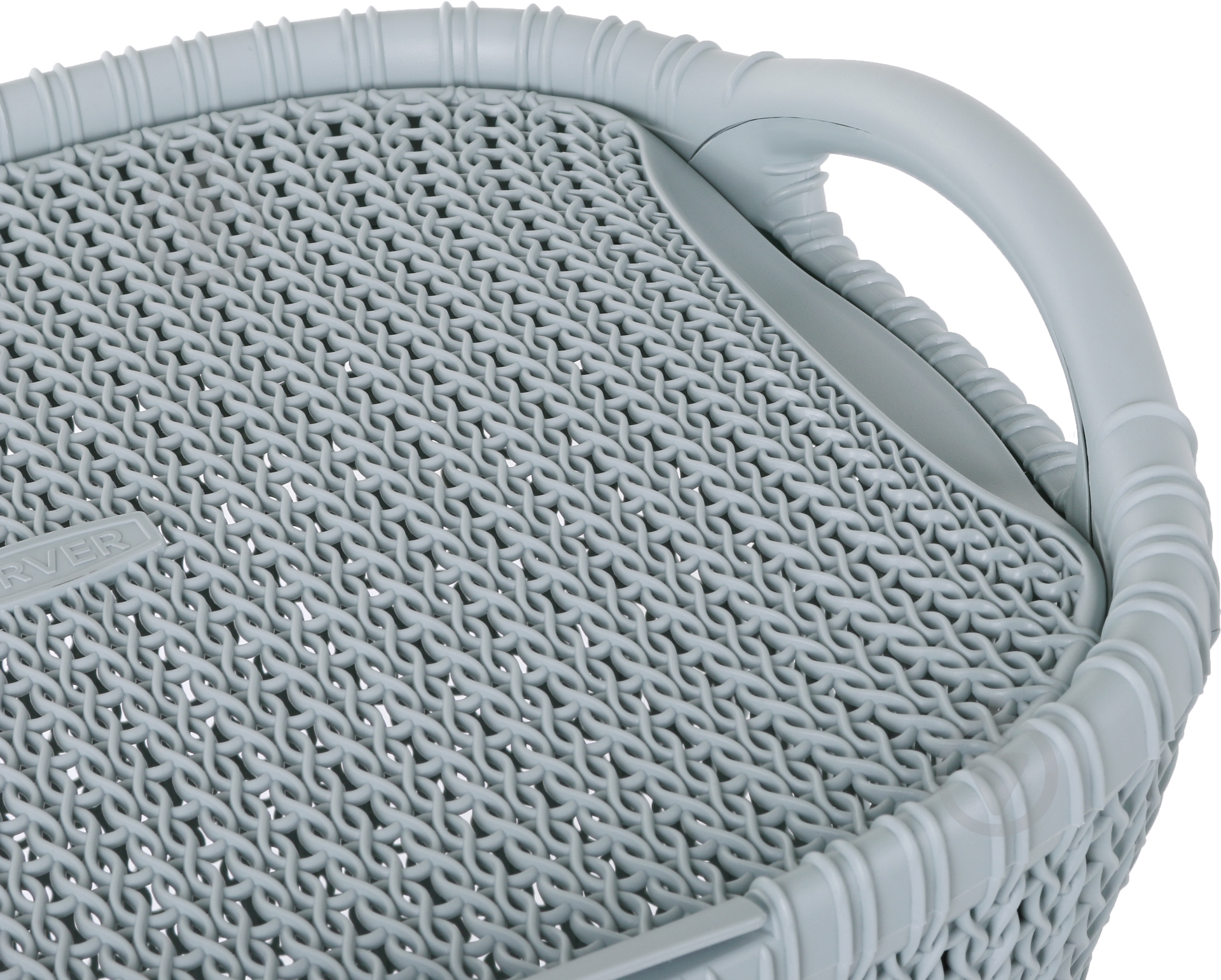 Кошик для білизни Curver Knit 228411 57 л сіро-блакитний - фото 5