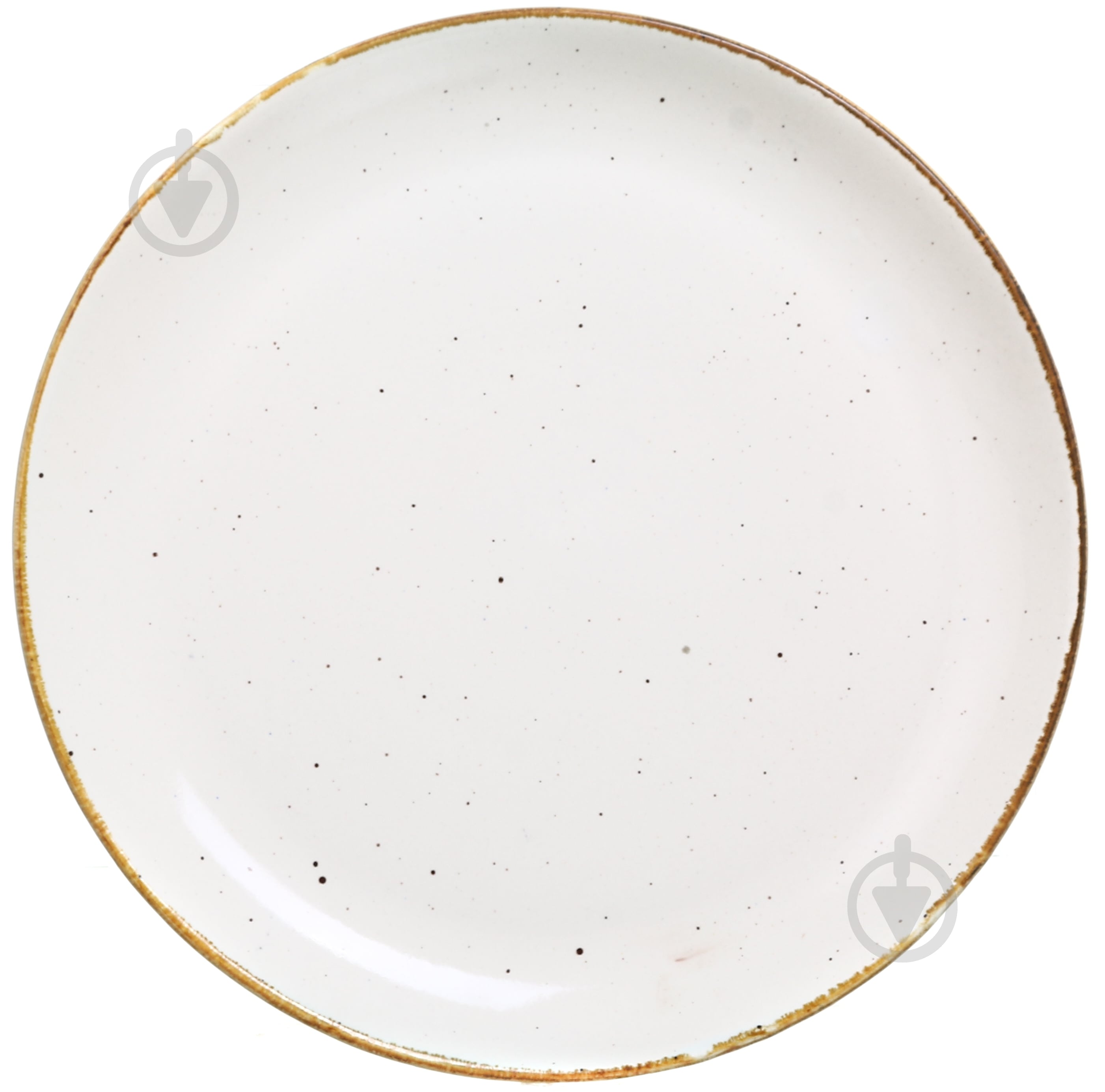 Тарелка Salex White/walnut 22 см - фото 1