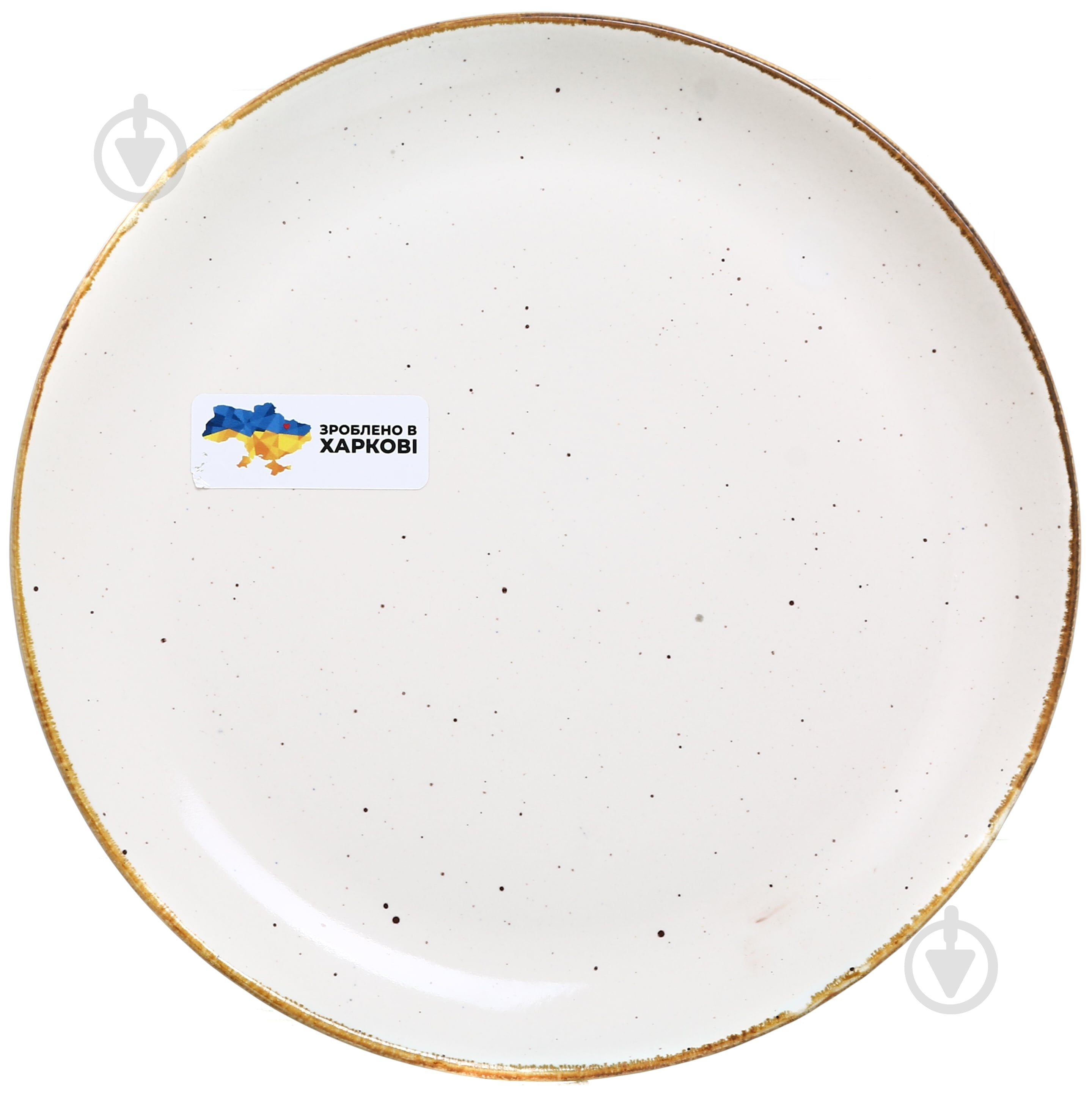 Тарелка Salex White/walnut 22 см - фото 2