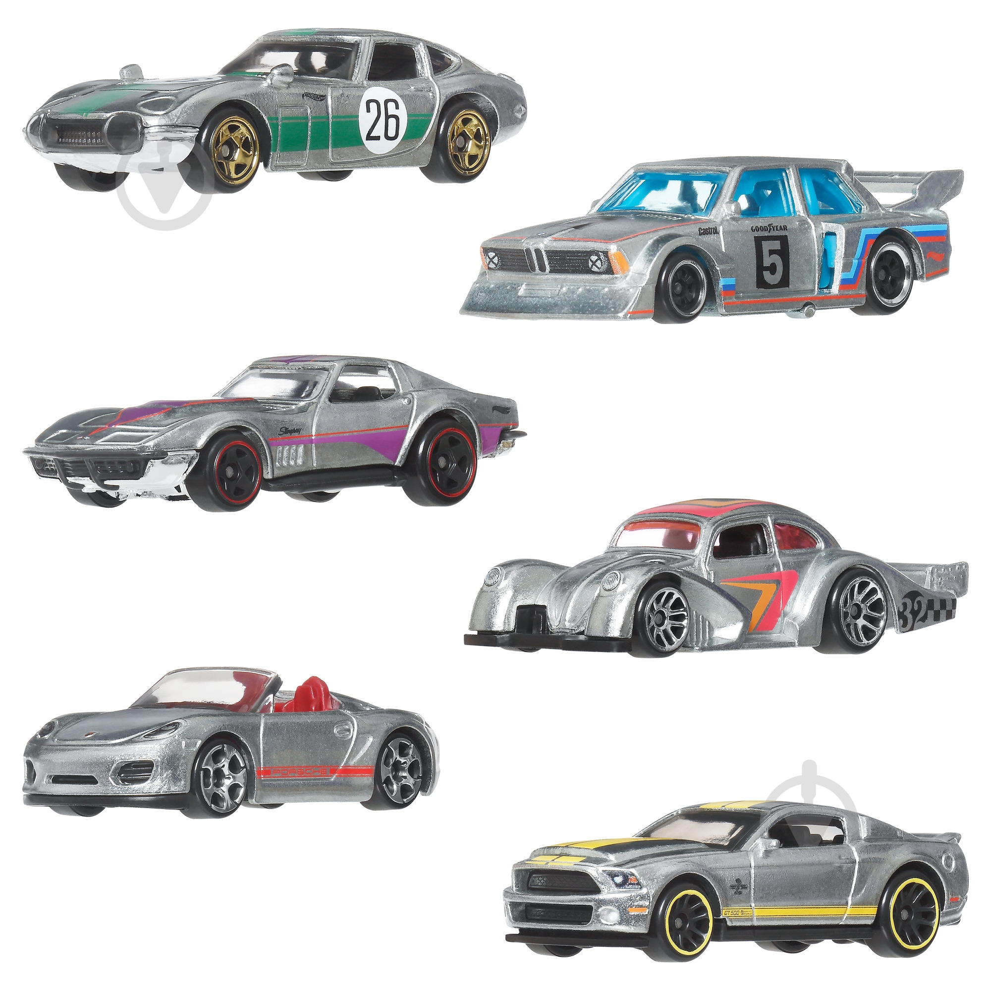 Набор машинок Hot Wheels "ZAMAC" 1:64 JLB26 - фото 1 Набор машинок Hot Wheels "ZAMAC" 1:64 JLB26 - фото 1