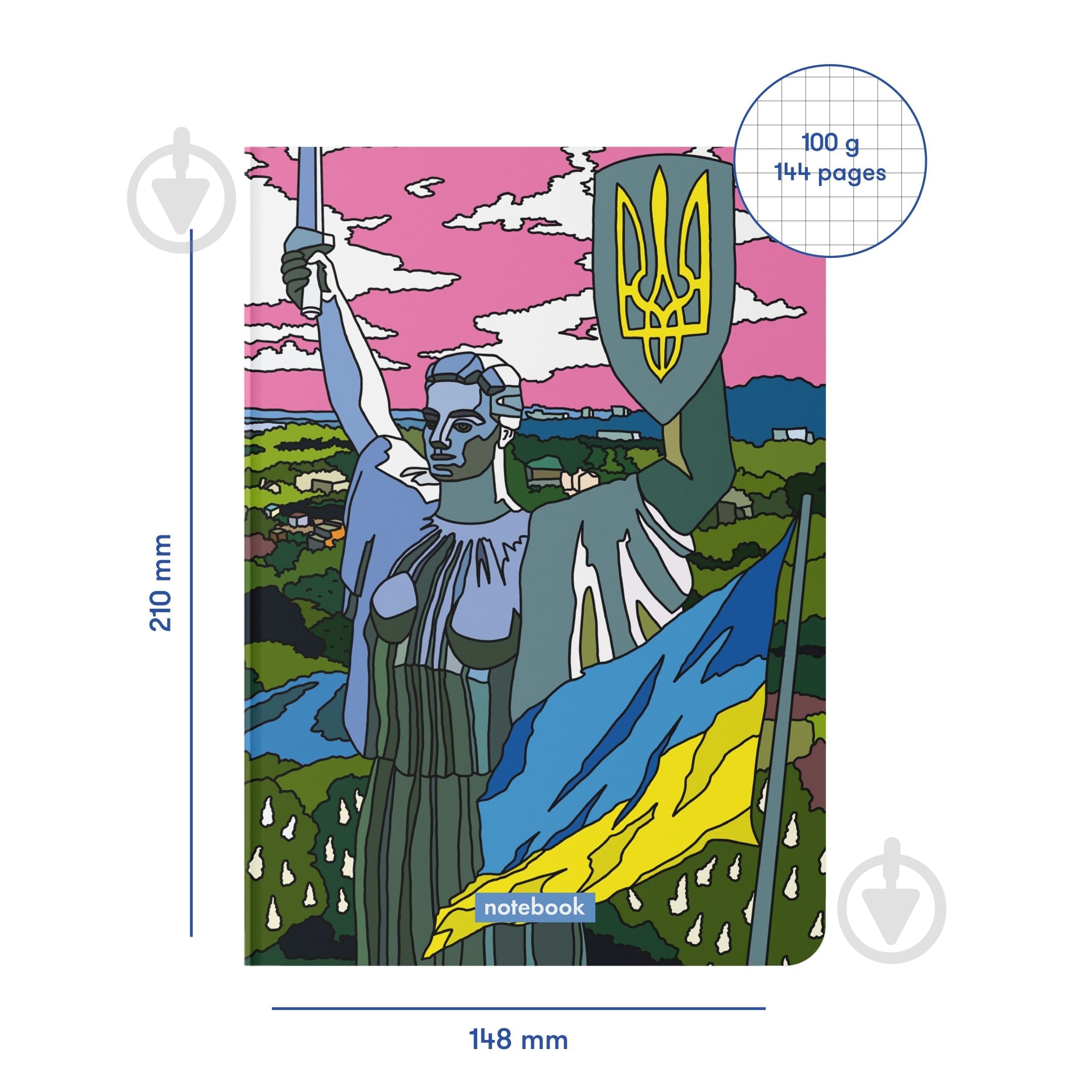 Блокнот Родина-мать А5 Orner - фото 2