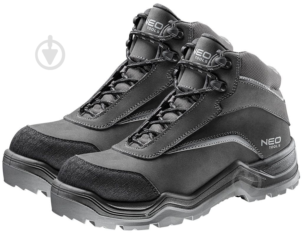 Черевики робочі NEO tools S3 SRC нубук CE р.39 82-151 чорний - фото 1