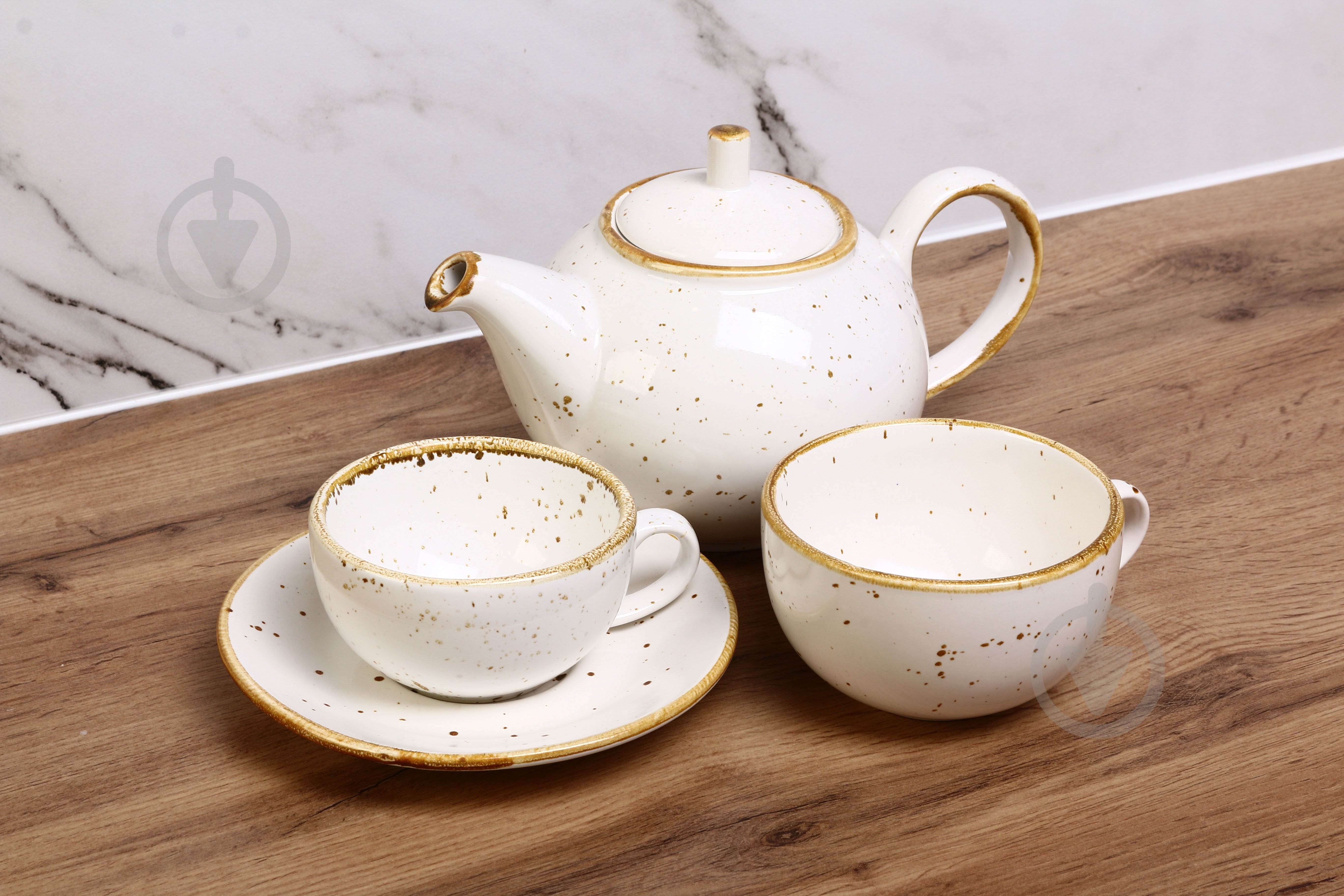 Чашка Salex White/walnut 250 мл - фото 3