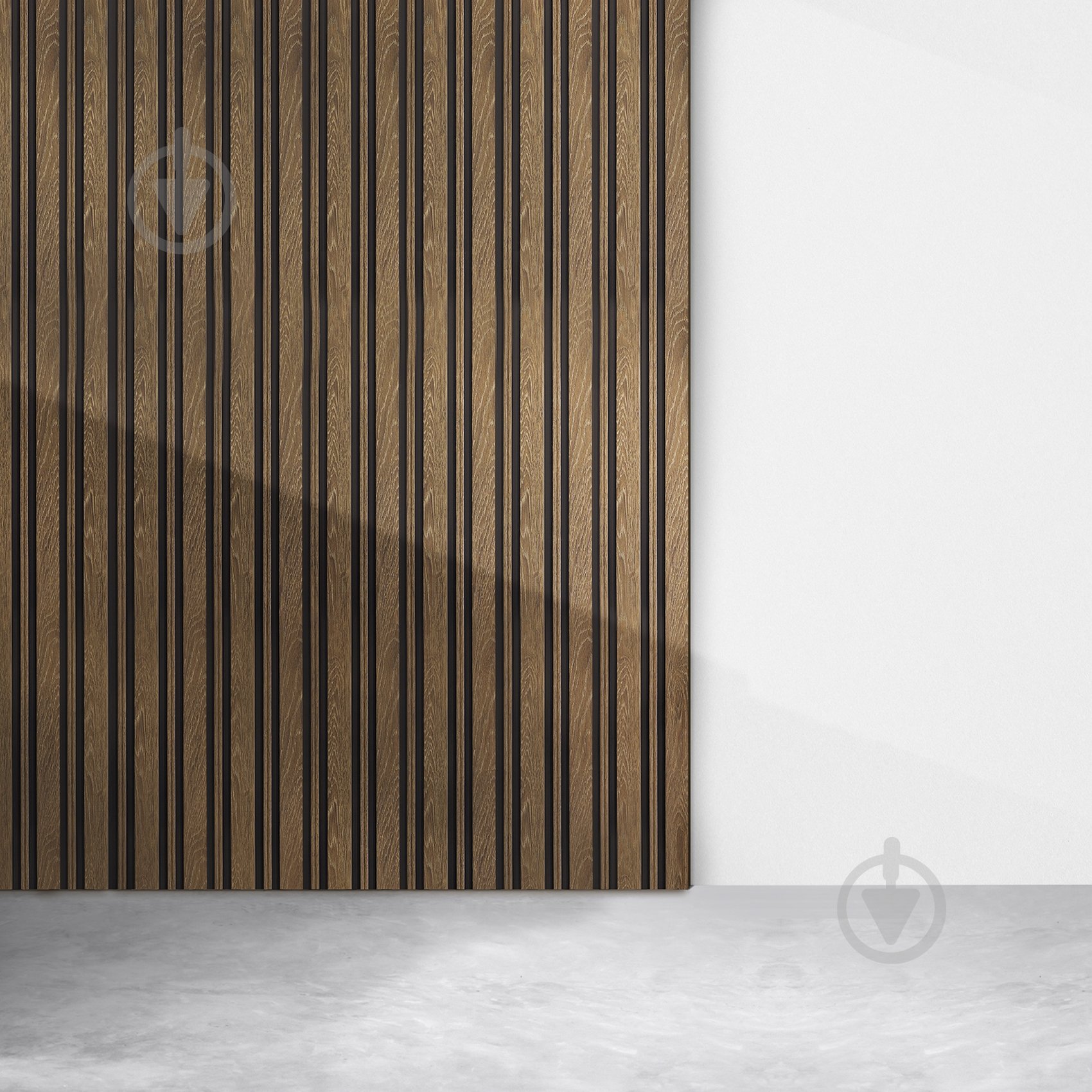 УЦЕНКА! Реечная панель MARCO decor 12912-122-K коричневое дерево с черным 129х12х2900 мм (0,37 кв.м) (УЦ №2461) - фото 1