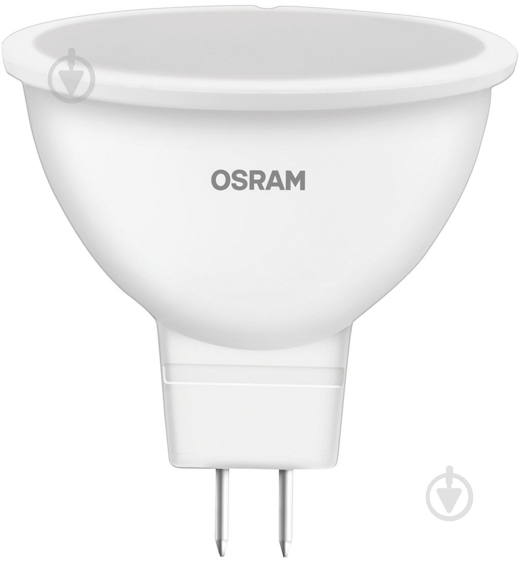 Лампа светодиодная Osram 1 шт./уп. 5,2 Вт MR16 матовая GU5.3 220 В 3000 К 4058075129139 - фото 1