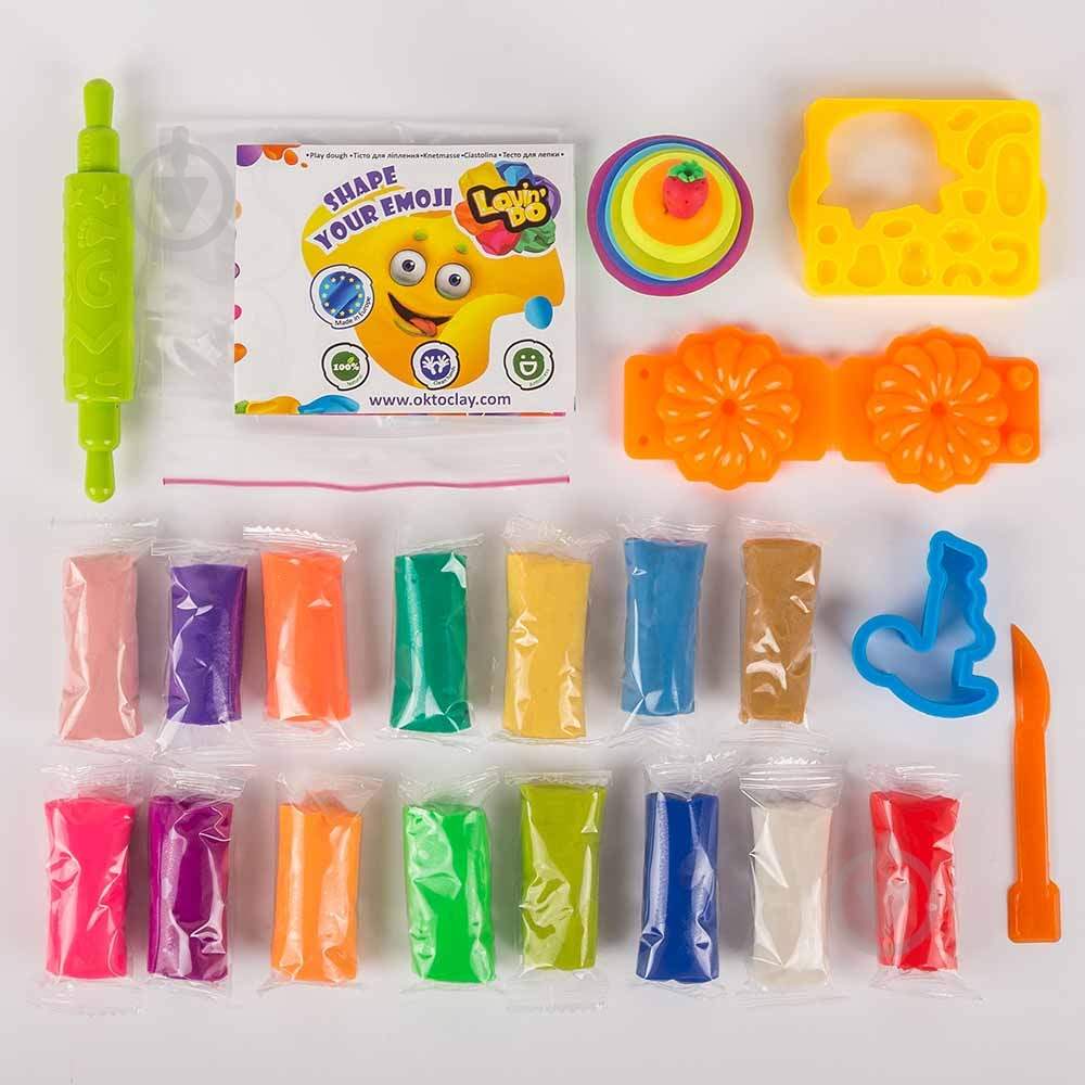 Тесто для лепки OKTO Ассорти 2 21002 - фото 4 Тесто для лепки OKTO Ассорти 2 21002 - фото 4