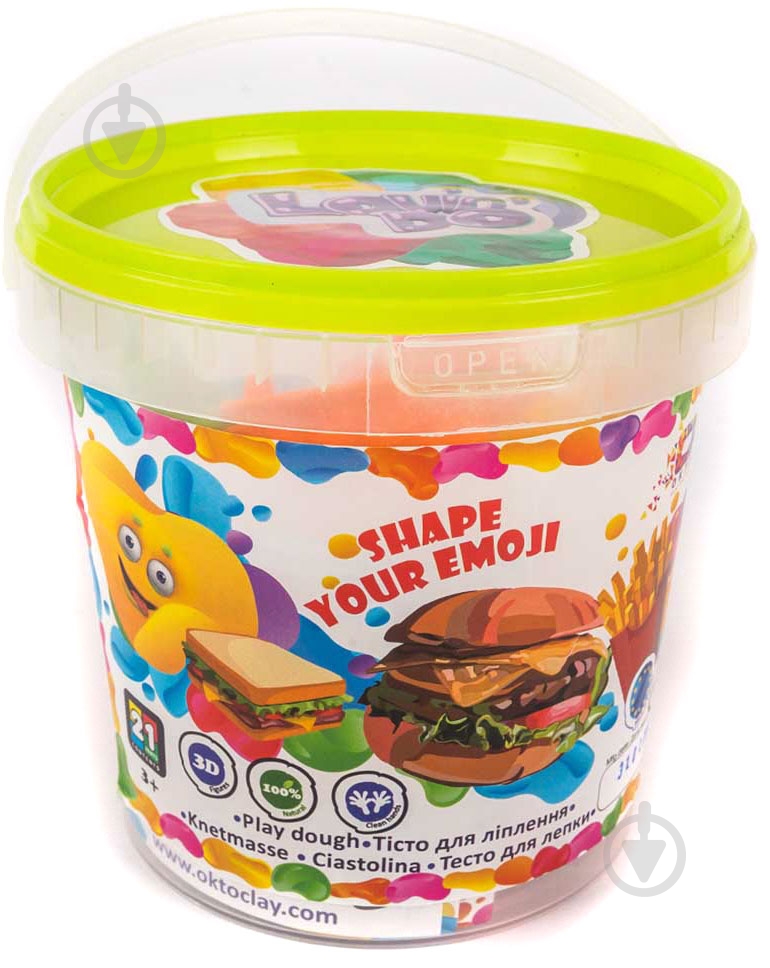 Тесто для лепки OKTO Ассорти 2 21002 - фото 1 Тесто для лепки OKTO Ассорти 2 21002 - фото 1