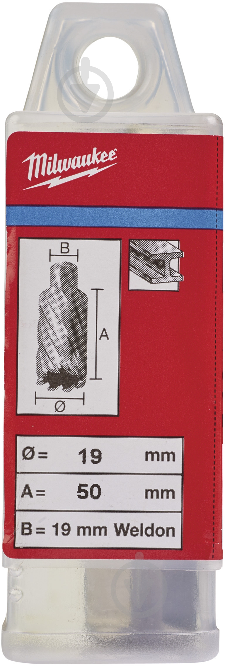 Фреза Milwaukee HSS (WELDON) 19 мм 4932343294 - фото 2