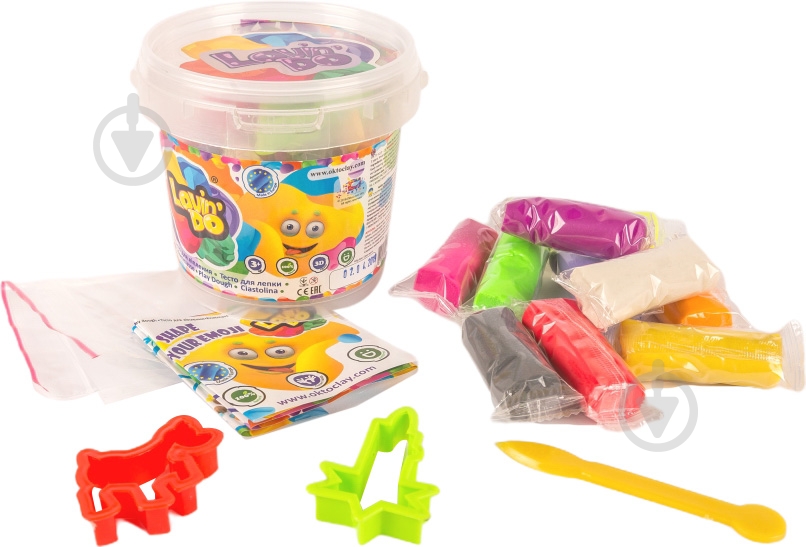 Тесто для лепки OKTO Ассорти мини 21005 - фото 1