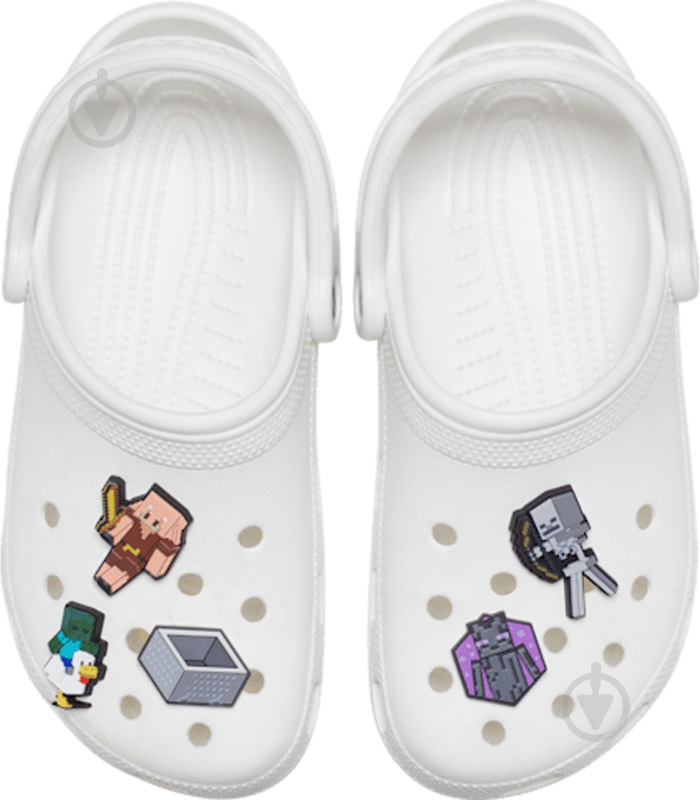 Джибитсы Crocs Minecraft 5 Pack 10014539 - фото 3