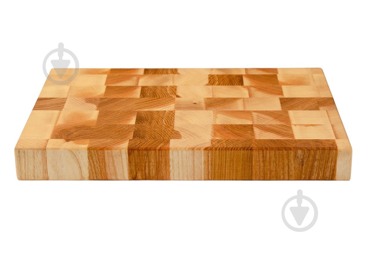Кухонная торцевая разделочная доска Жива 30 х 45 х 4 см торцевая ясень - фото 2 Кухонная торцевая разделочная доска Жива 30 х 45 х 4 см торцевая ясень - фото 2