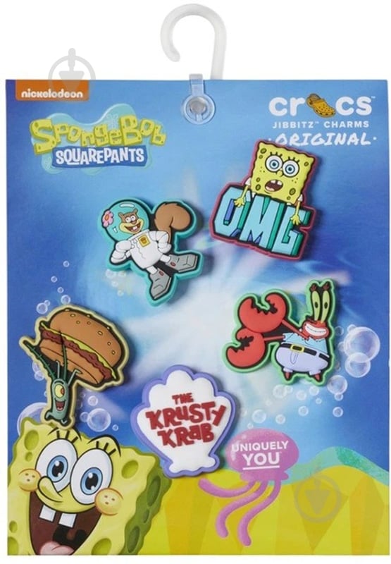 Джибитсы Crocs Spongebob 5Pck 10010012 - фото 4 Джибитсы Crocs Spongebob 5Pck 10010012 - фото 4