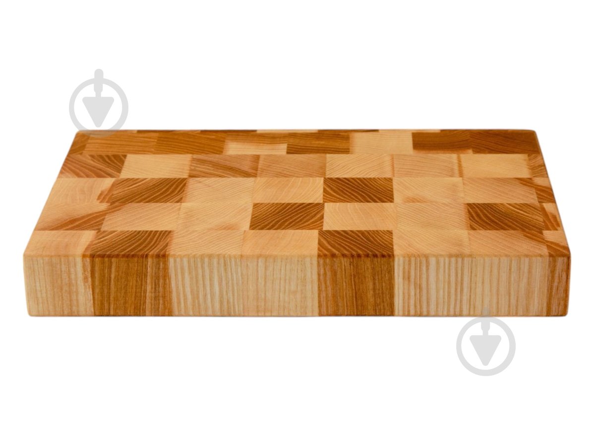 Кухонная торцевая разделочная доска Жива 25 х 35 х 4 ясень - фото 2 Кухонная торцевая разделочная доска Жива 25 х 35 х 4 ясень - фото 2