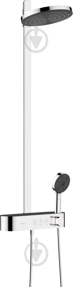 Душова система Hansgrohe Pulsify Showerpipe 260 2jet з термостатом 24240000 хром - фото 1