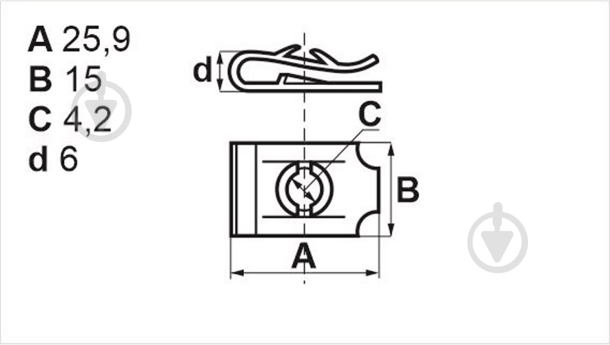 Пластина монтажная универсальная Romix (16037) - фото 2