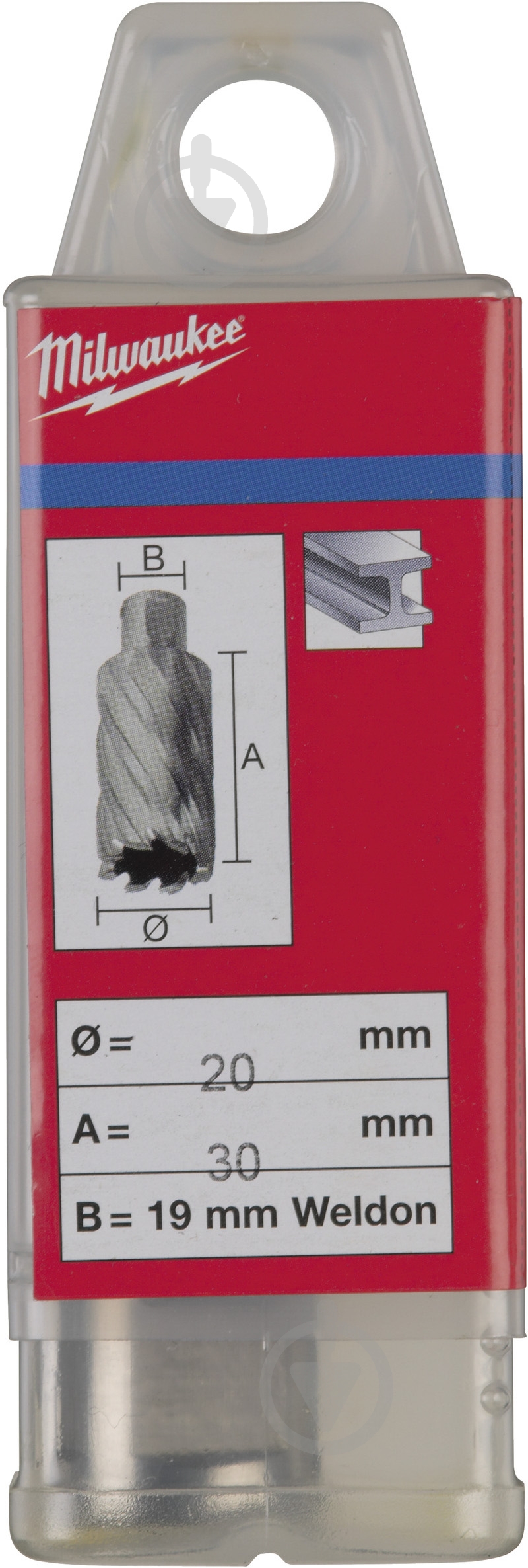 Фреза Milwaukee HSS (WELDON) 20 мм 4932343276 - фото 2