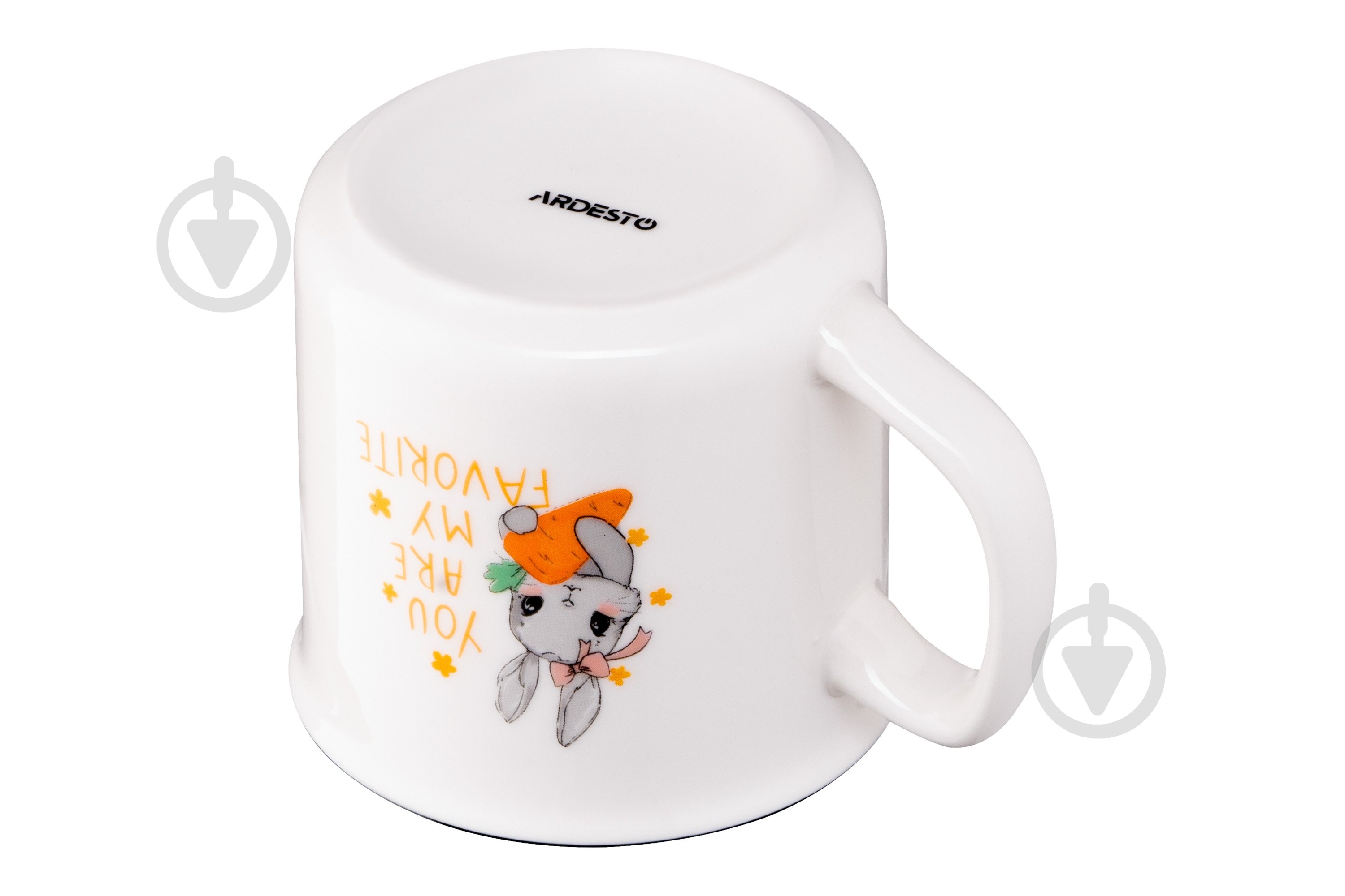 Чашка Ardesto Cute rabbit 320 мл белая AR3460 - фото 6