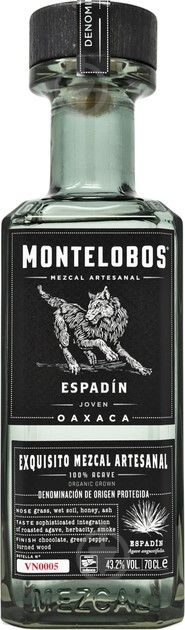 Мескаль MONTELOBOS ESPADIN 0,7 л 43,2% - фото 1 Мескаль MONTELOBOS ESPADIN 0,7 л 43,2% - фото 1