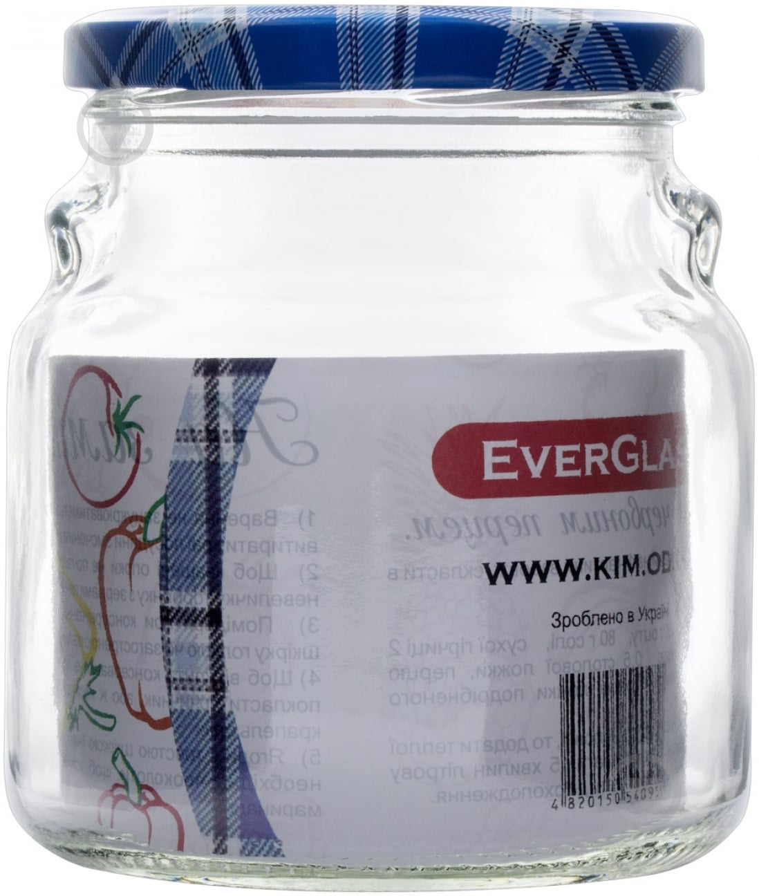 Банка з кришкою Everglass 0,55 л 1550Н - фото 1