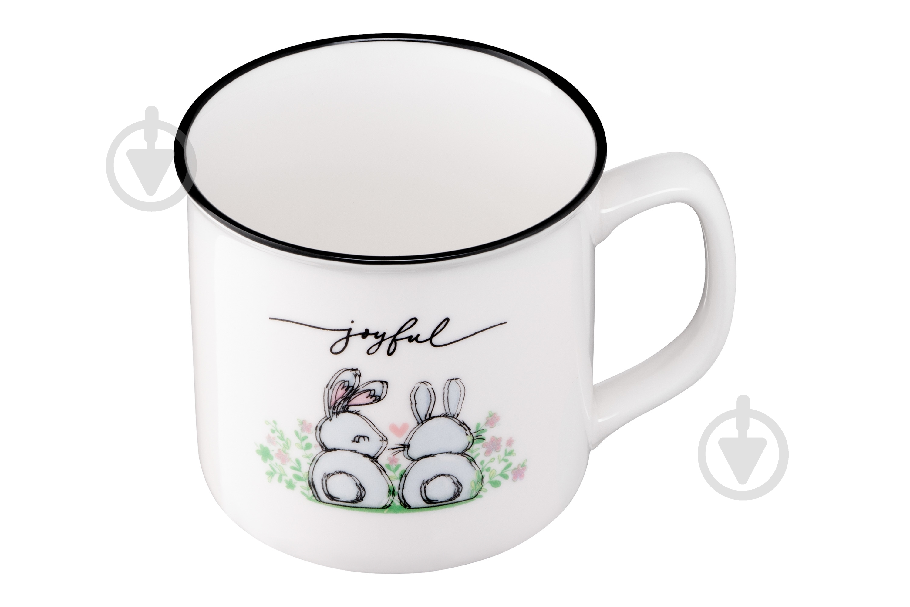 Чашка Ardesto Joyful 320 мл белая AR3461 - фото 2 Чашка Ardesto Joyful 320 мл белая AR3461 - фото 2