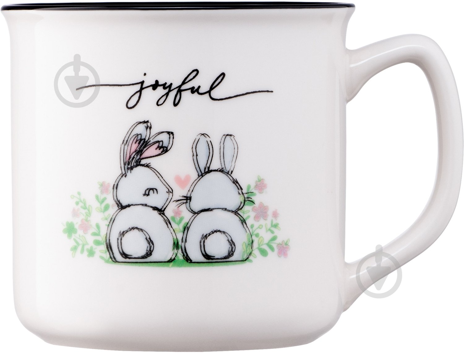 Чашка Ardesto Joyful 320 мл белая AR3461 - фото 1 Чашка Ardesto Joyful 320 мл белая AR3461 - фото 1