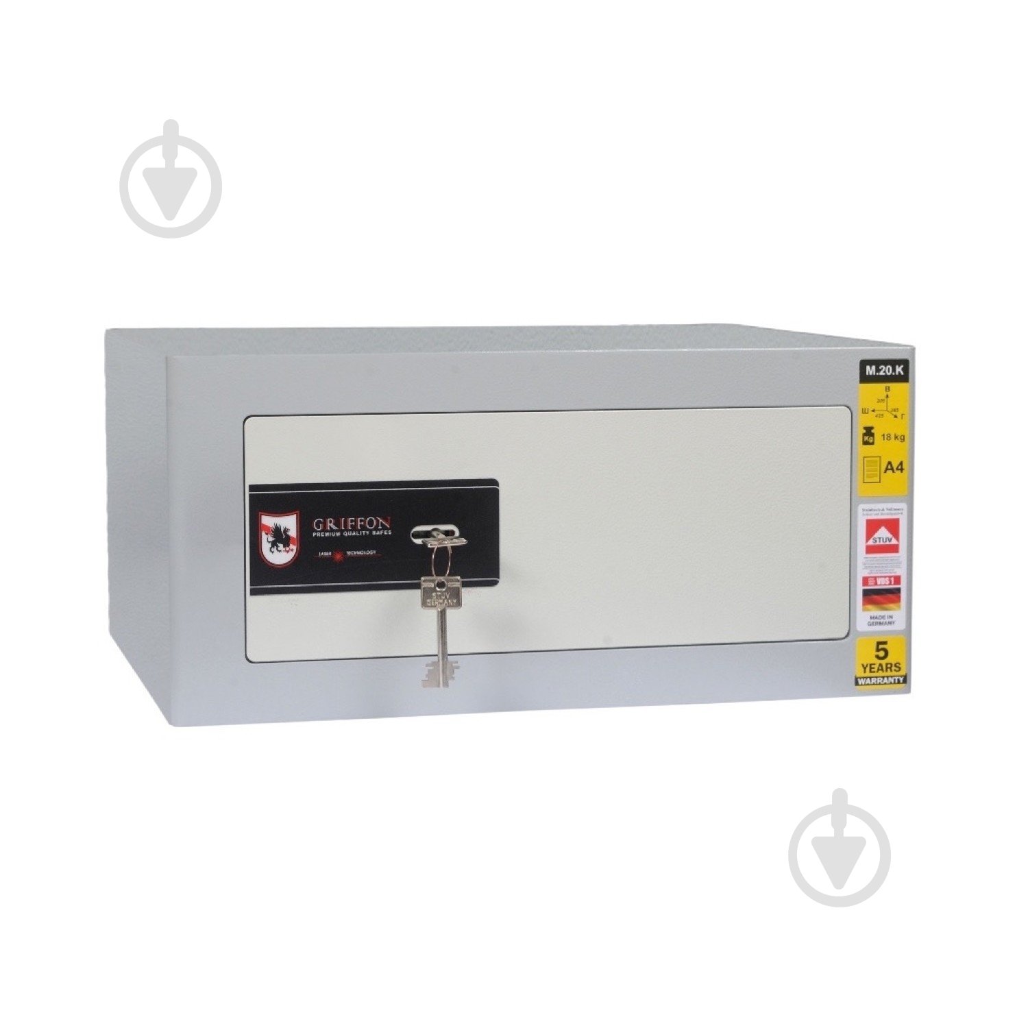 Сейф мебельный одностенный Griffon М.20.K - фото 1