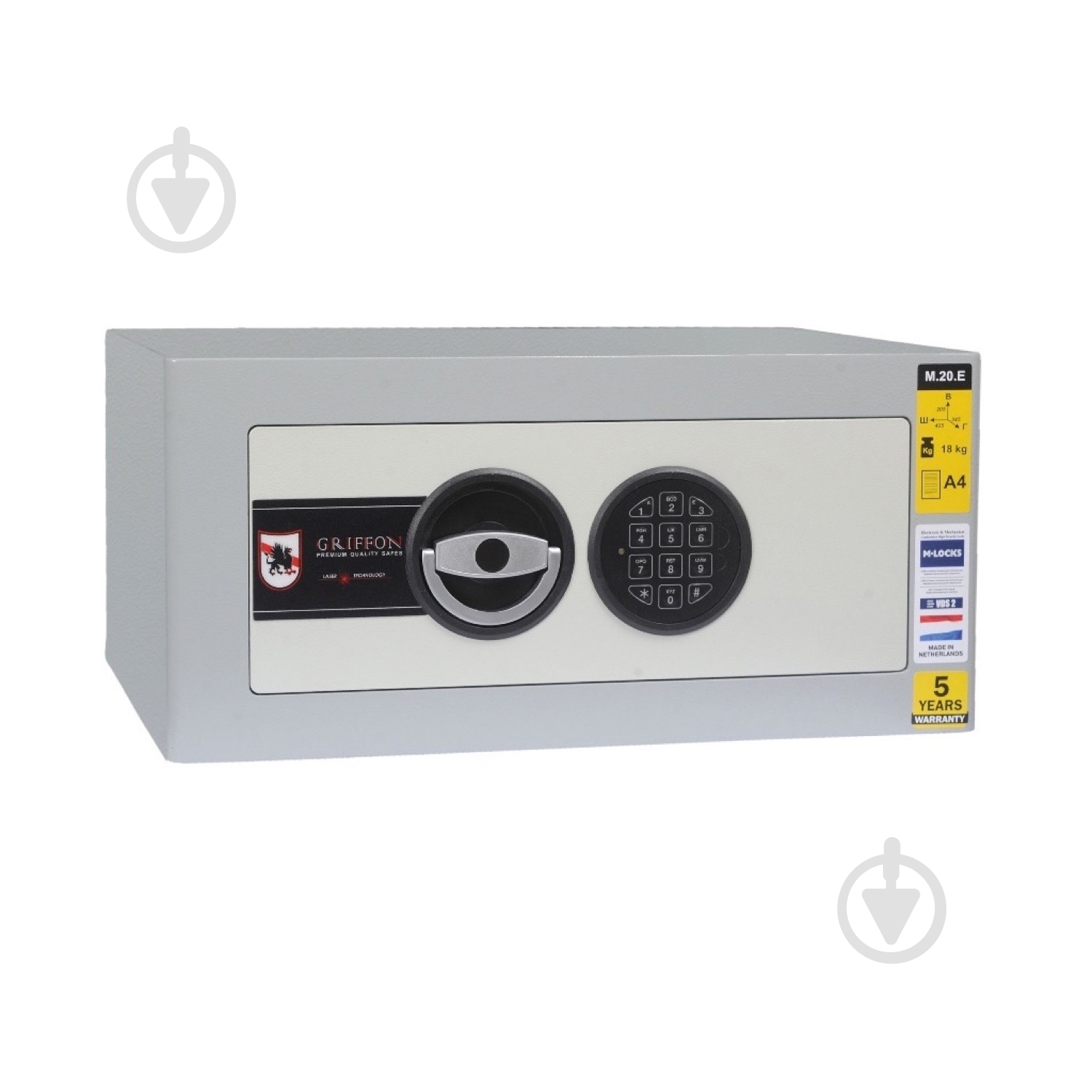 Сейф мебельный одностенный Griffon М.20.Е - фото 1