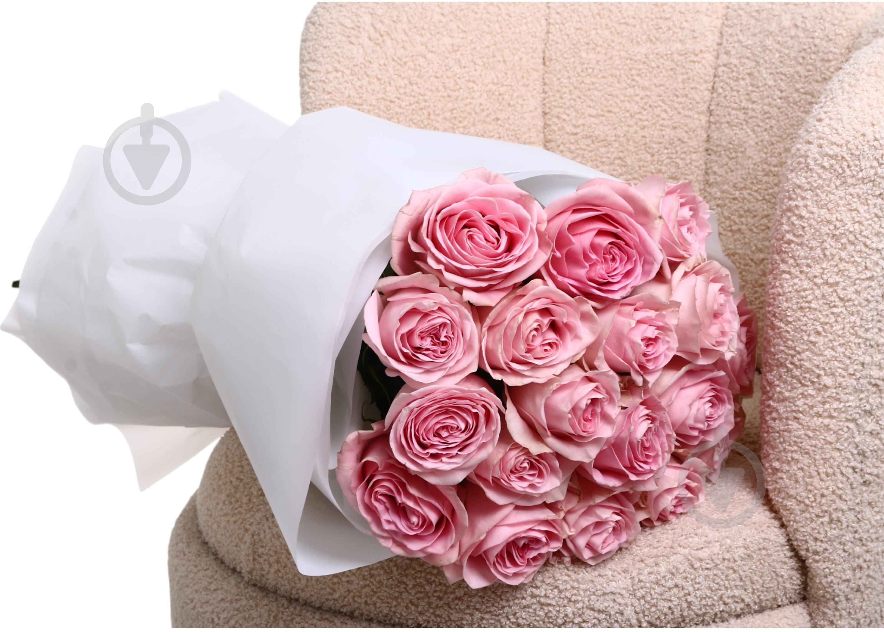 Роза Пинк Охара одноголовая пионовидная 70 см розовая (Украина) - фото 2