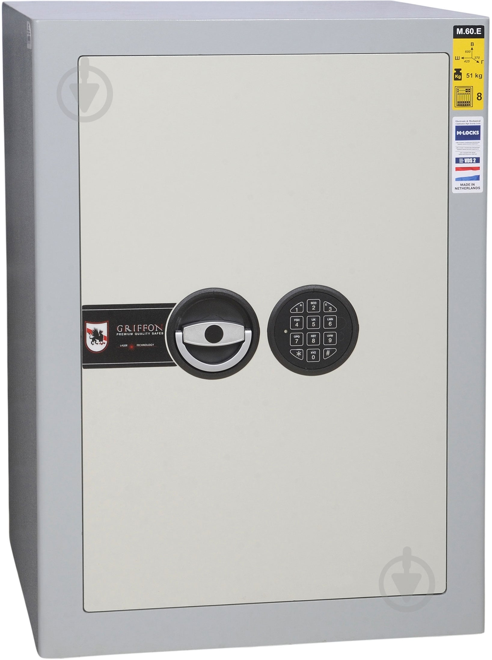 Сейф мебельный одностенный Griffon М.60.Е - фото 1