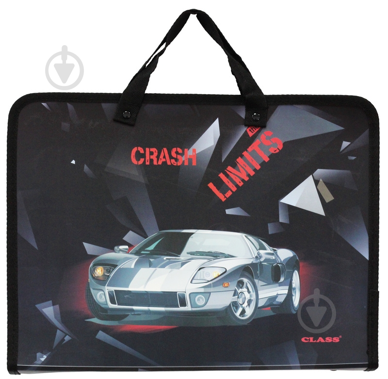 Папка з ручками Crash Car 600 мкм 5634-21C CLASS - фото 1 Папка з ручками Crash Car 600 мкм 5634-21C CLASS - фото 1