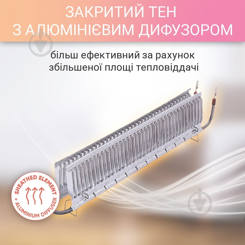 Конвектор електричний Atlantic Bonjour CEG BL-Meca/M (1000W) з комплектом підставок — фото 5