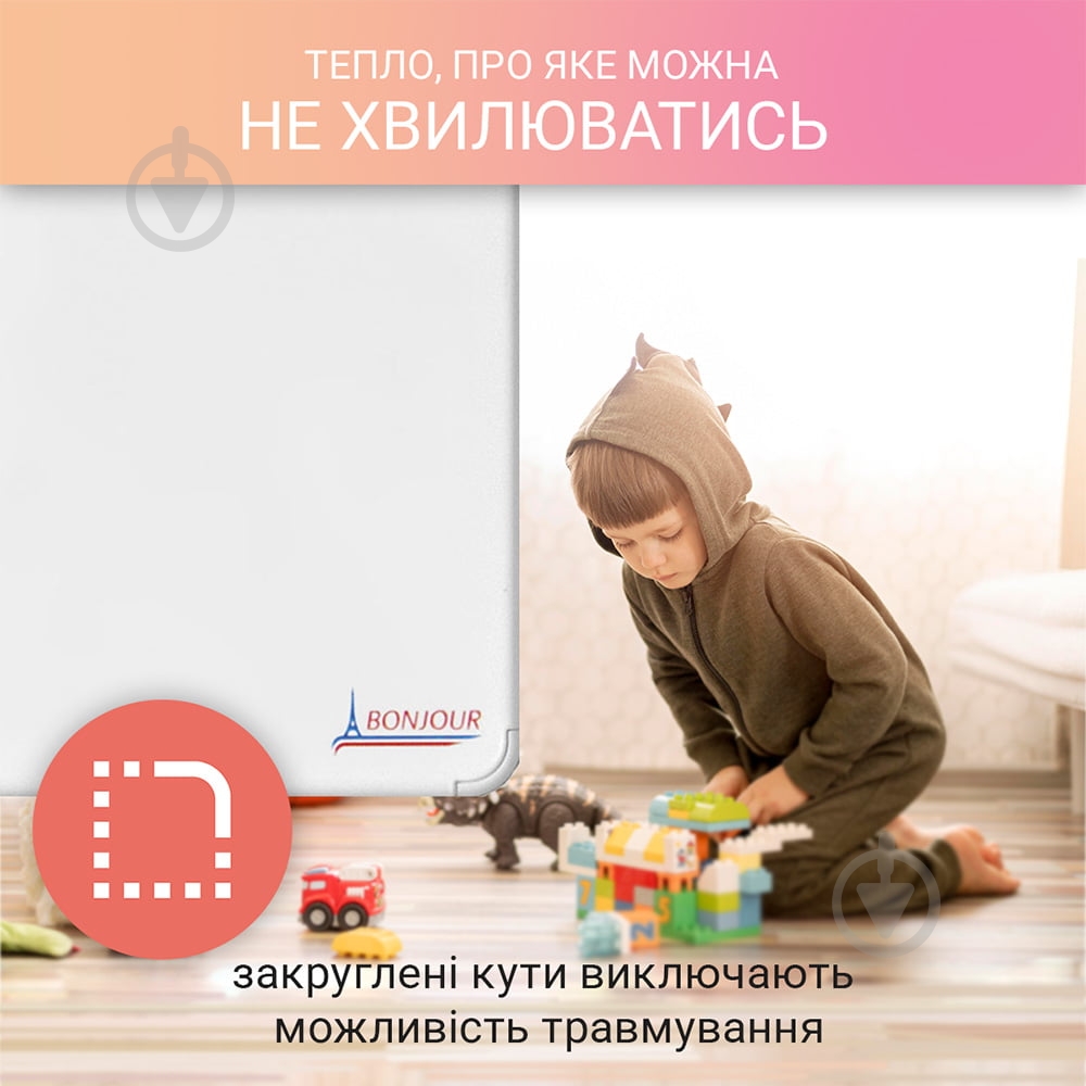 Конвектор електричний Atlantic Bonjour CEG BL-Meca/M (1000W) з комплектом підставок — фото 9