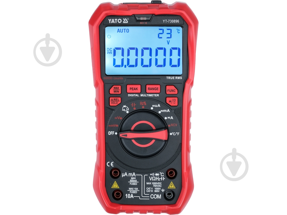 Мультиметр YATO YT-730896 - фото 2