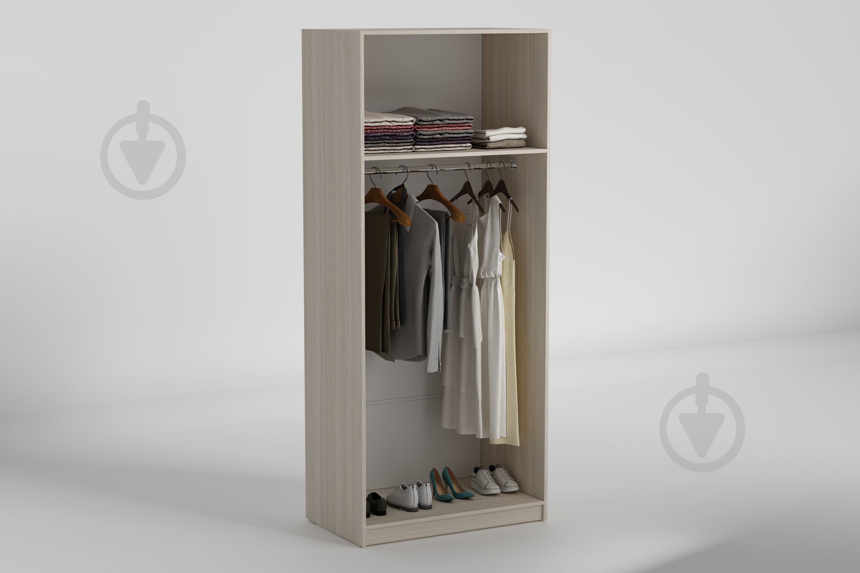 Шкаф Luxe Studio Luna 2106х896х550 мм дуб (МЛ000125995Л) - фото 2