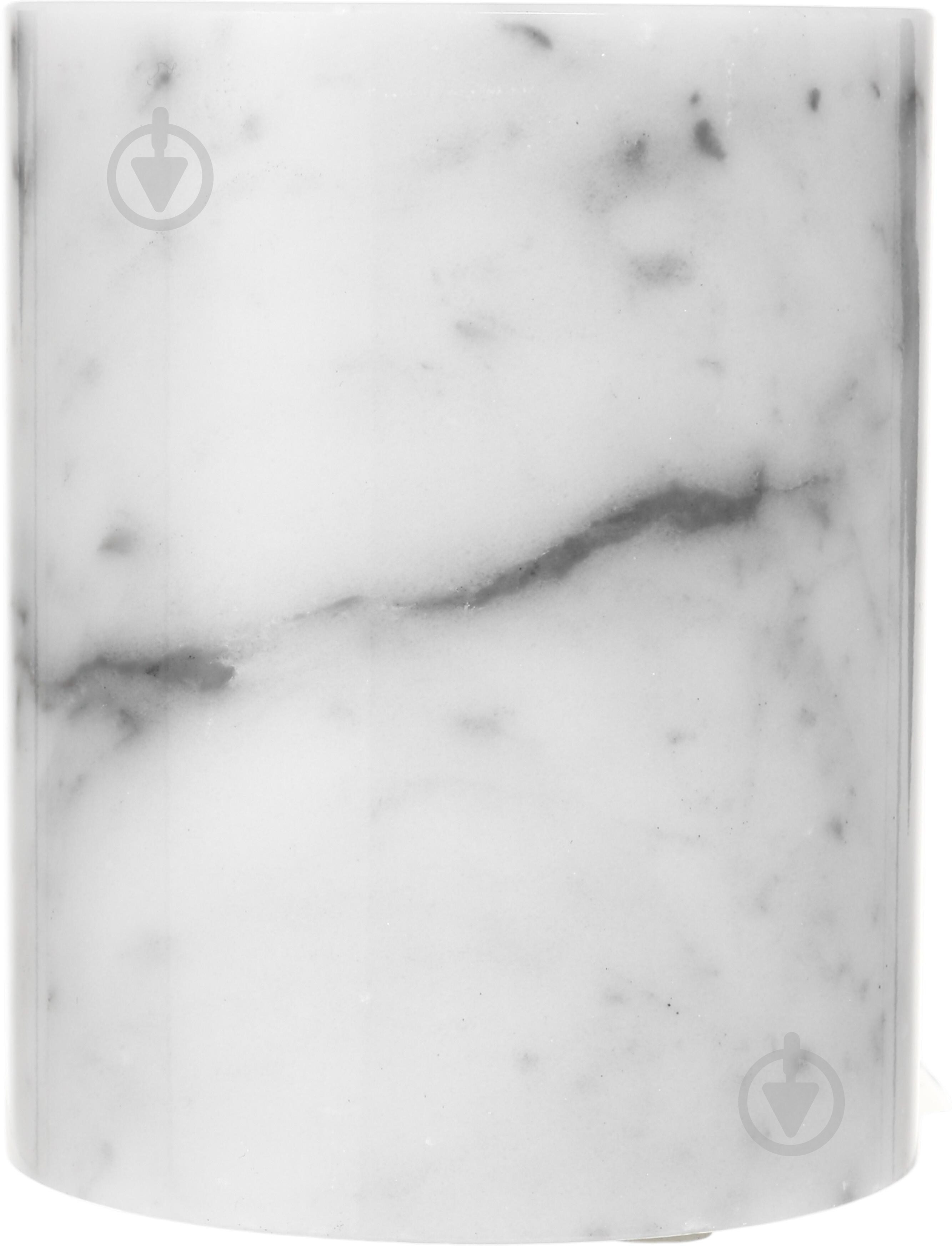Стакан Sensio Marble 8x8х10 см белый - фото 2 Стакан Sensio Marble 8x8х10 см белый - фото 2
