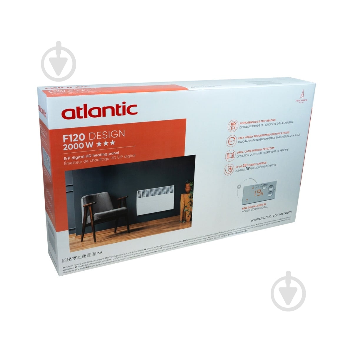 Конвектор електричний Atlantic F120 CMG-BD0/M (2000W) з комплектом ніжок — фото 5