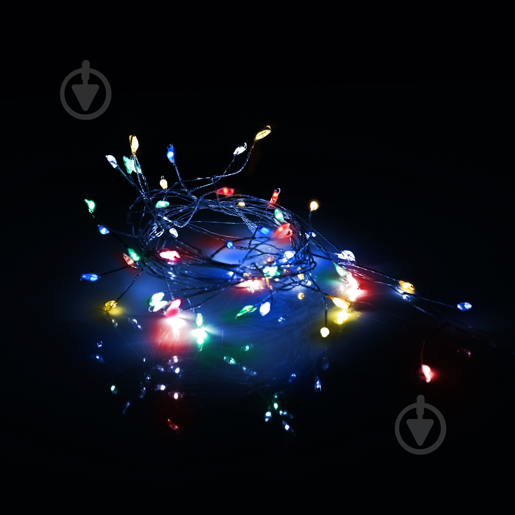 Електрогірлянда YES! Fun Кластер на мідному дроті LED різнокольоров статична 50 ламп 1 м (975019) - фото 2